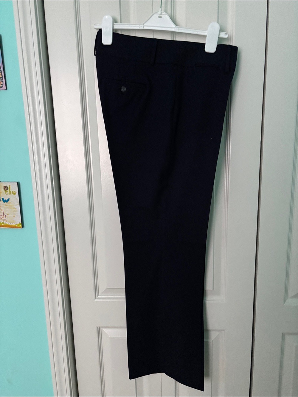 Women’s LOFT Navy Blue Julie Trouser - Tailored Trousers. Size 10